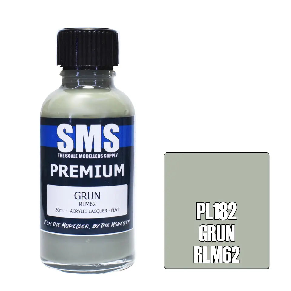SMS Premium Acrylic Grun RLM62 30ml The Scale Modellers Supply