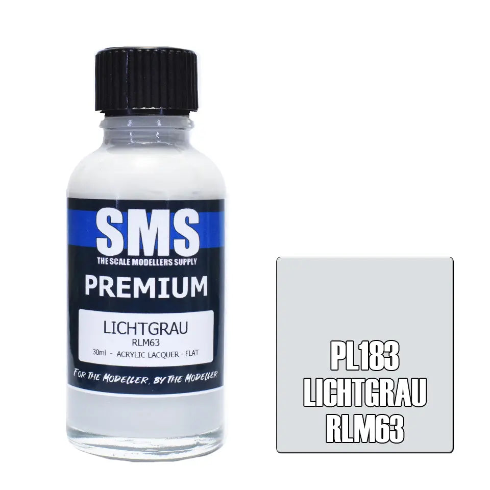 SMS Premium Acrylic Lichtgrau RLM63 30ml The Scale Modellers Supply