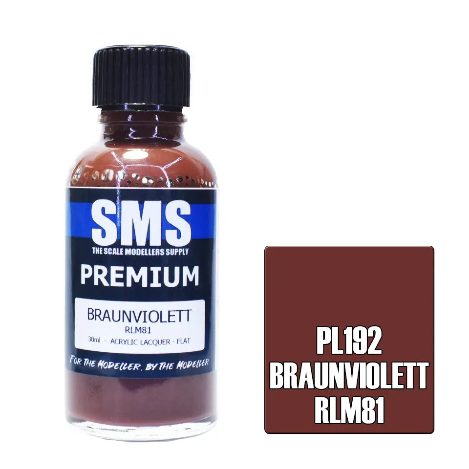 SMS Premium Acrylic Braunviolett RLM81 30ml The Scale Modellers Supply