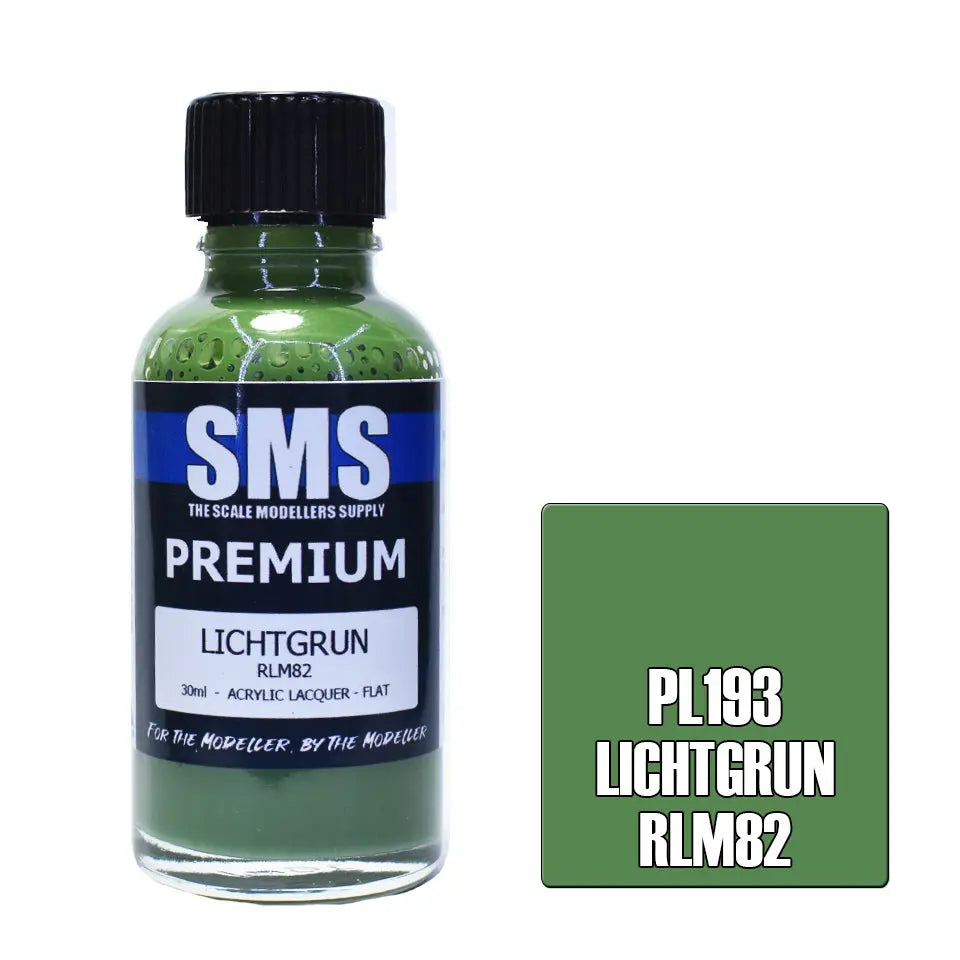 SMS Premium Acrylic Lichtgrun RLM82 30ml The Scale Modellers Supply