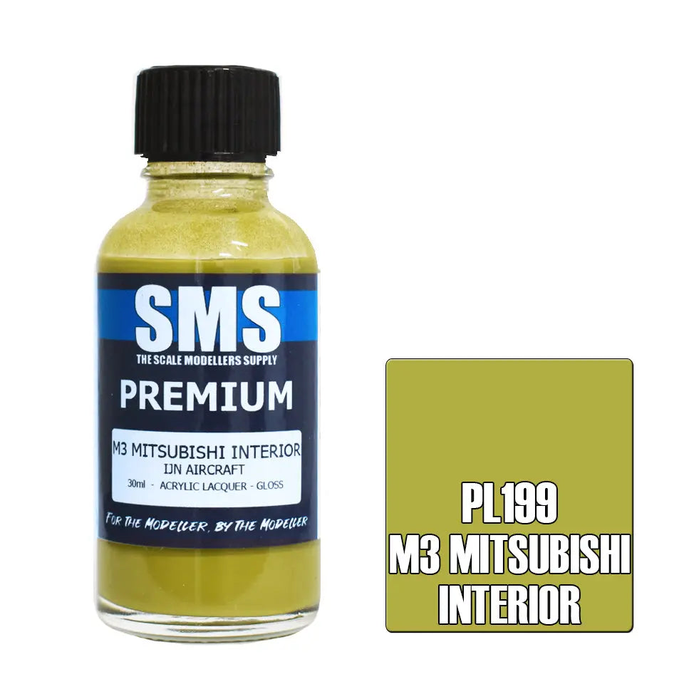 SMS Premium Acrylic M3 Mitsubishi Interior 30ml The Scale Modellers Supply