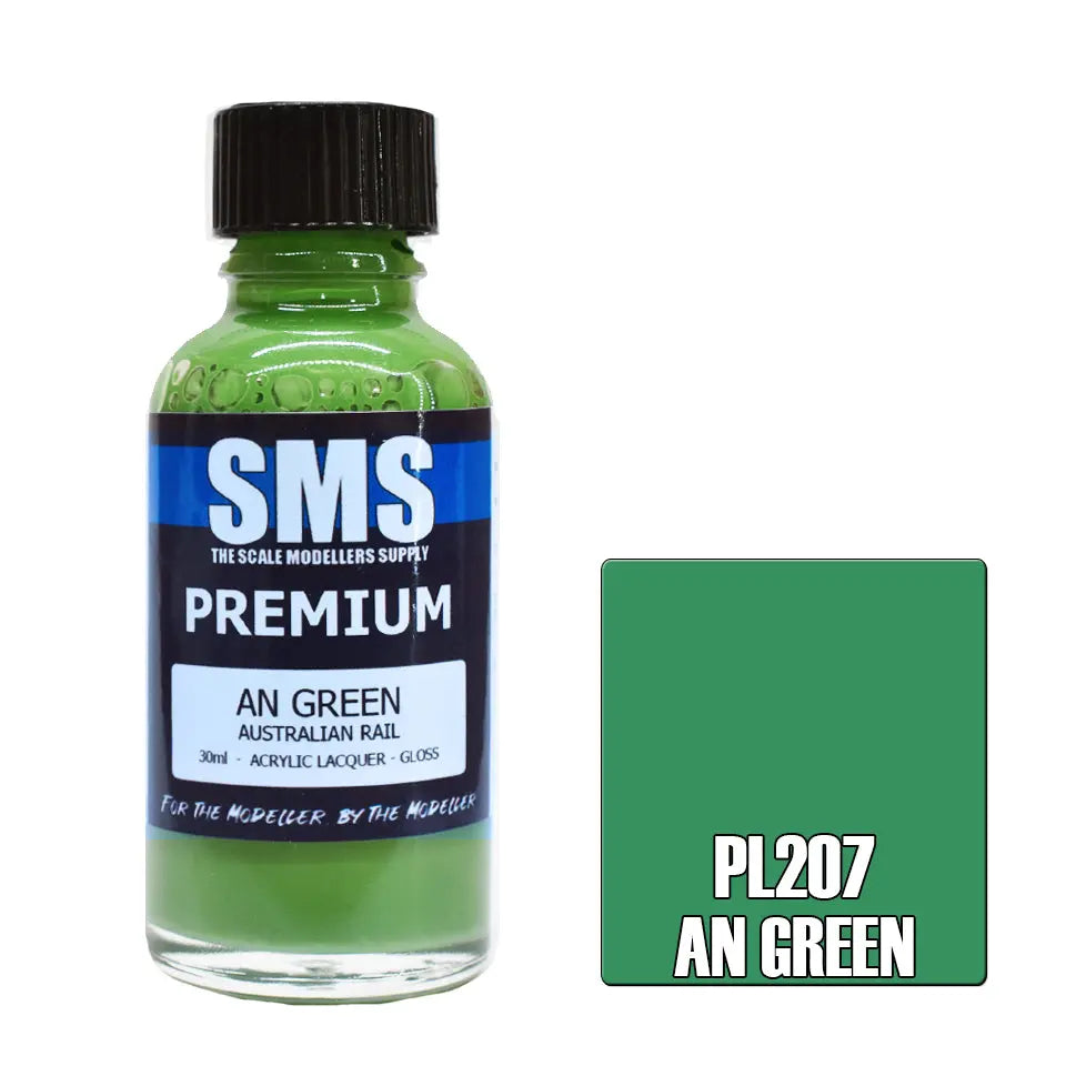 SMS Premium Acrylic AN Green 30ml The Scale Modellers Supply