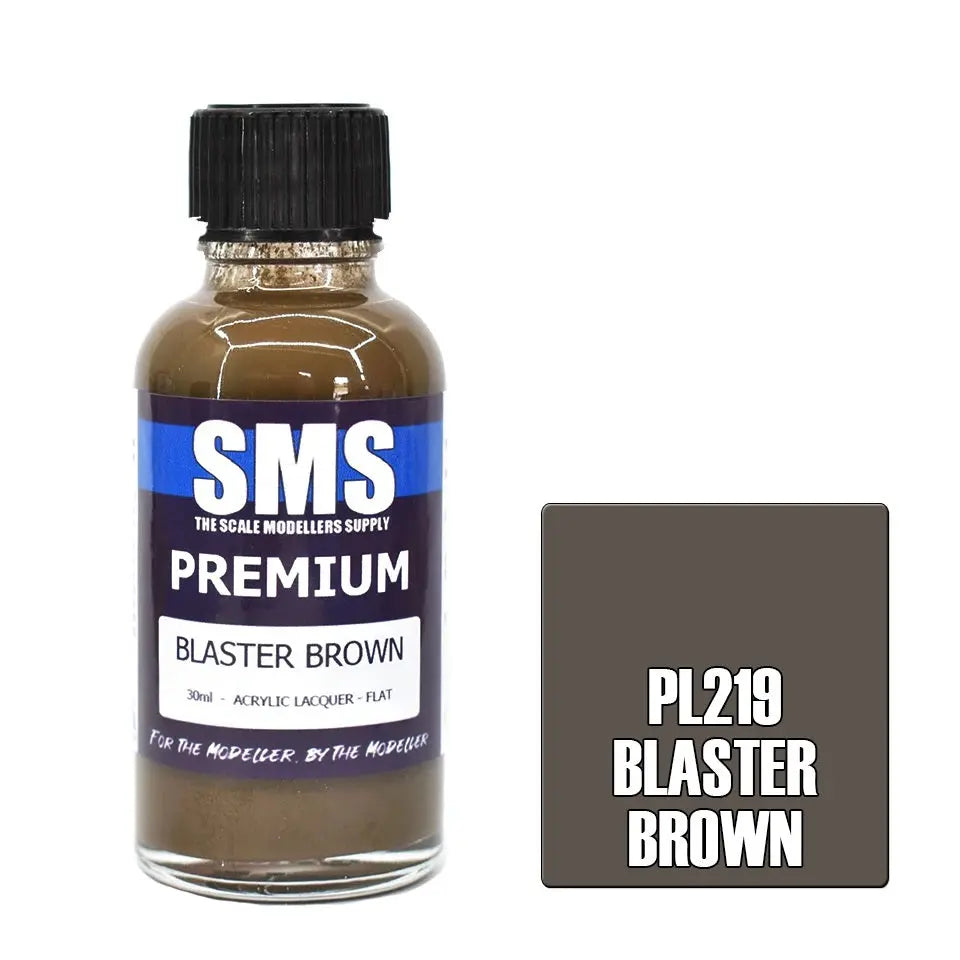SMS Premium Acrylic Lacquer Blaster Brown 30ml The Scale Modellers Supply