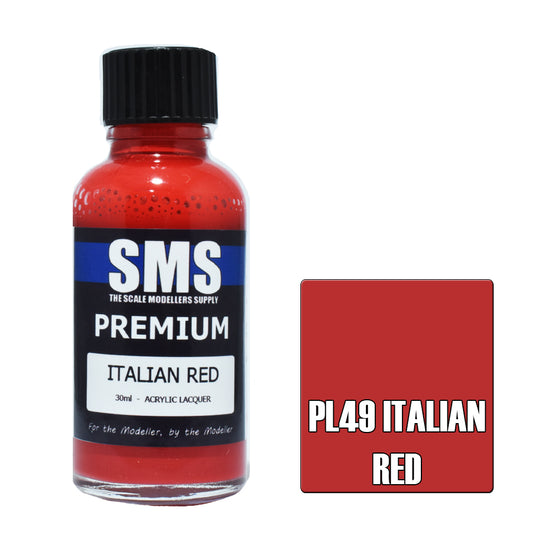 SMS Premium Acrylic Italian Red RAL3002 30ml
