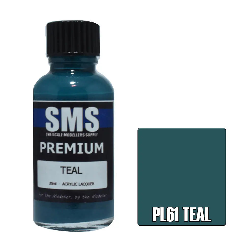SMS Premium Acrylic Teal 30ml The Scale Modellers Supply