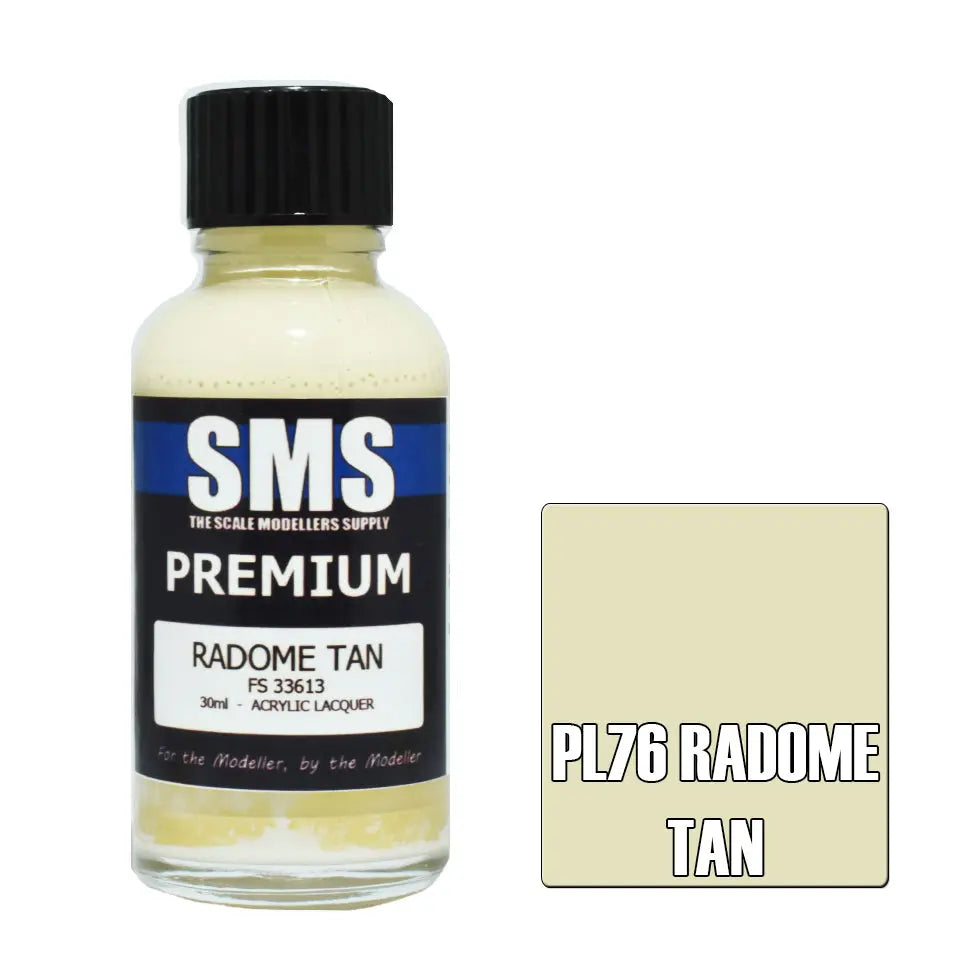 SMS Premium Acrylic Radome Tan FS33613 30ml The Scale Modellers Supply