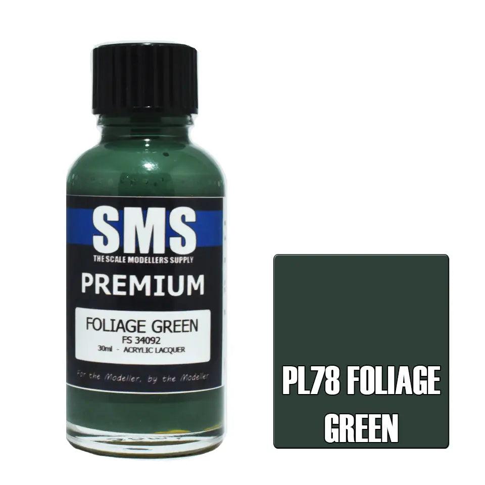 SMS Premium Acrylic Foliage Green FS34092 30ml The Scale Modellers Supply