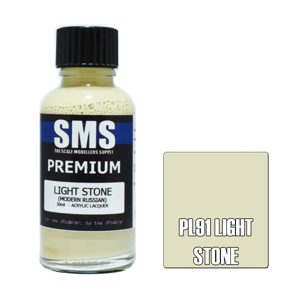 SMS Premium Acrylic Light Stone (Modern Russian) 30ml The Scale Modellers Supply