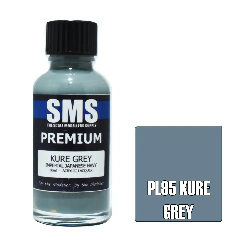 SMS Premium Acrylic Kure Grey (IJN) 30ml The Scale Modellers Supply