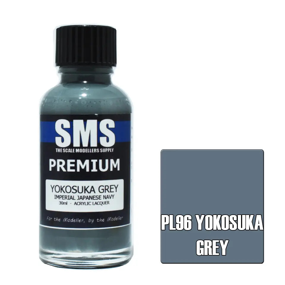SMS Premium Acrylic Yokosuka Grey (IJN) 30ml The Scale Modellers Supply