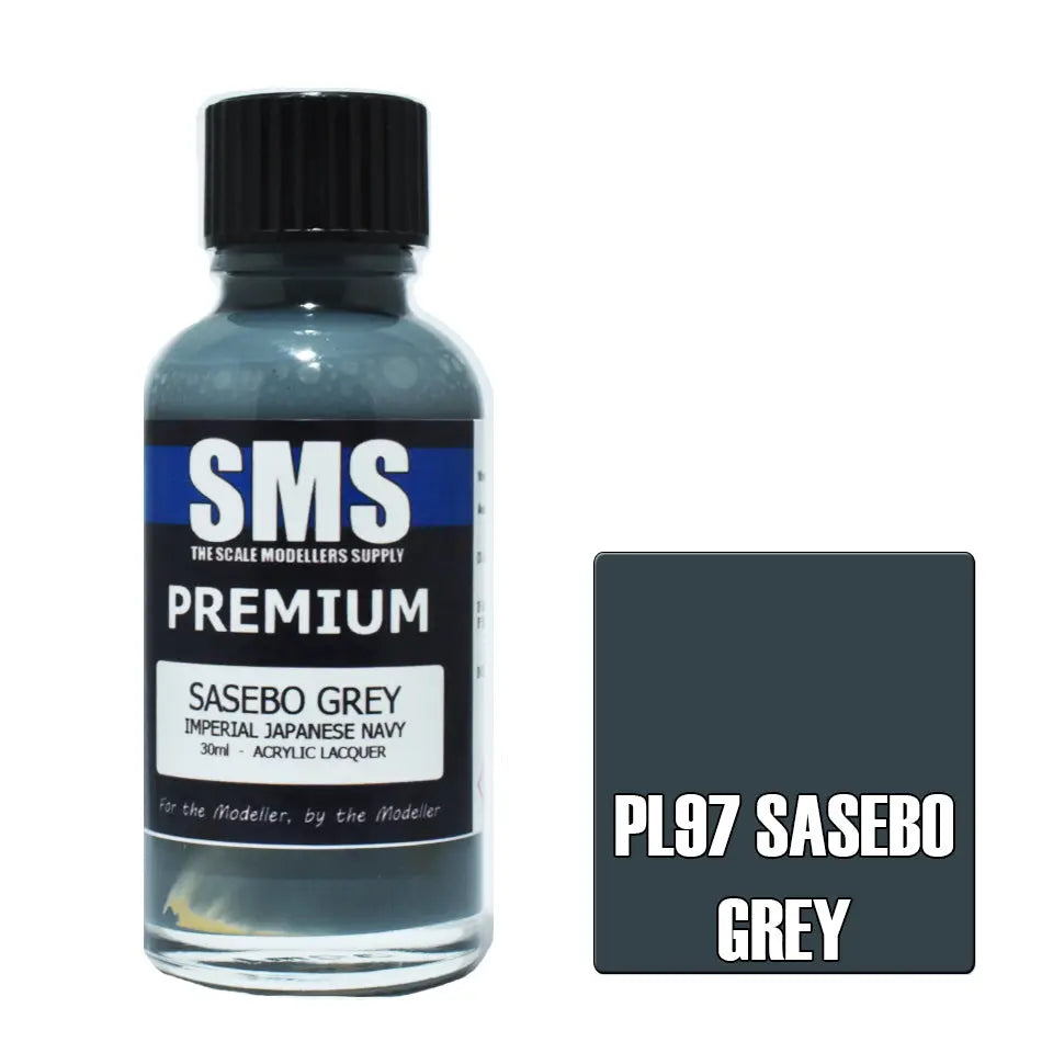 SMS Premium Acrylic Sasebo Grey (IJN) 30ml The Scale Modellers Supply