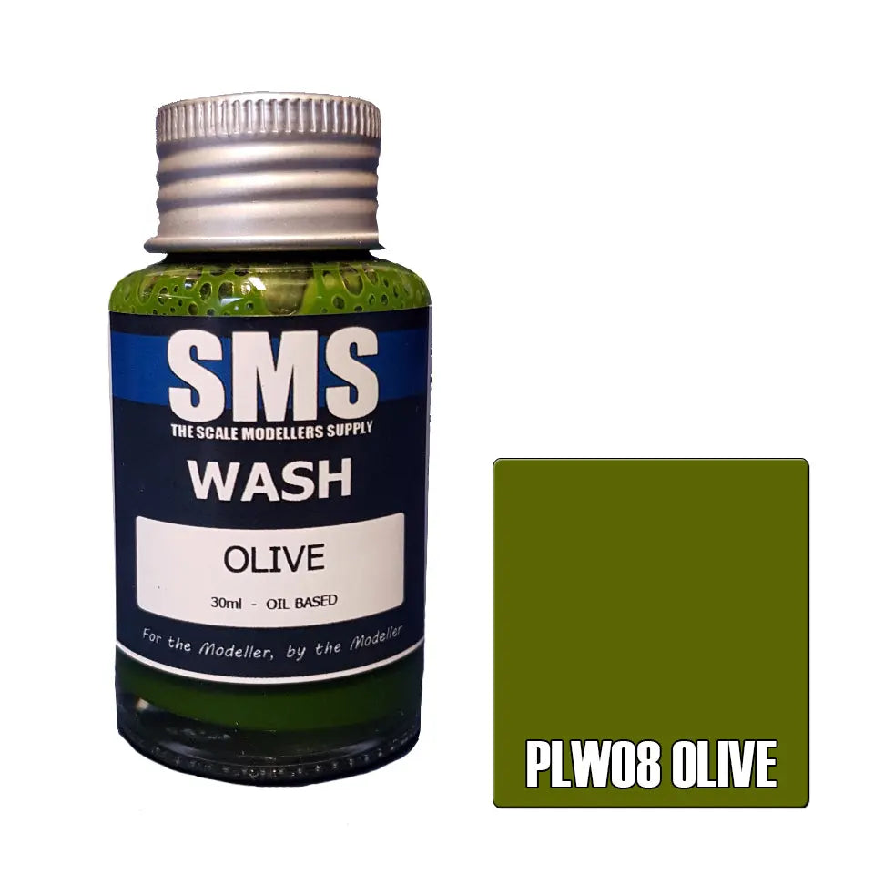 SMS Wash Olive 30ml The Scale Modellers Supply