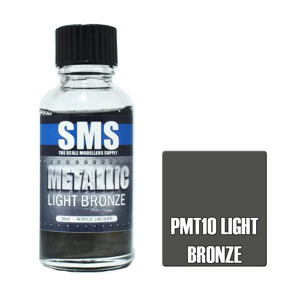 SMS Metallic Acrylic Lacquer Light Bronze 30ml The Scale Modellers Supply