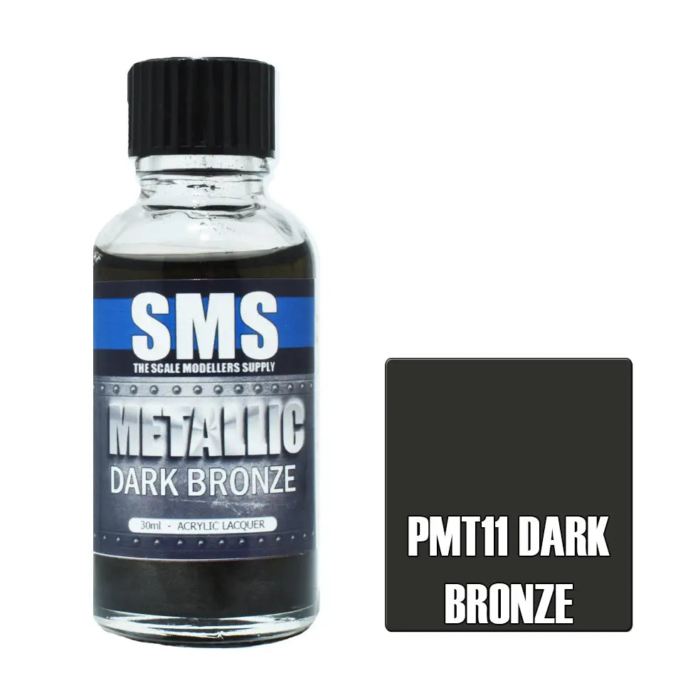 SMS Metallic Acrylic Lacquer Dark Bronze 30ml The Scale Modellers Supply