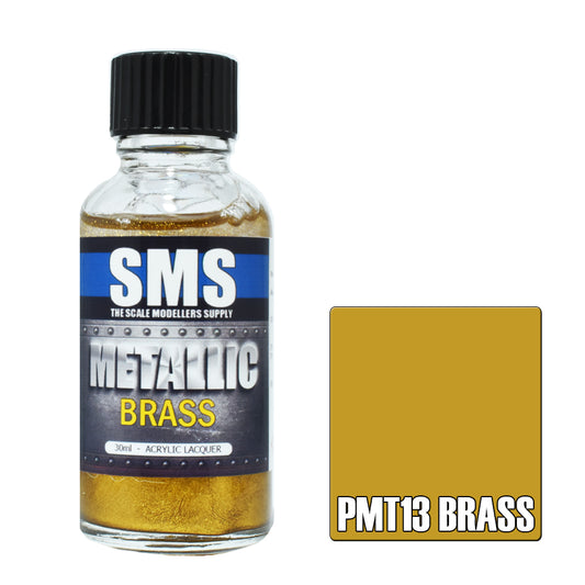 SMS Metallic Acrylic Lacquer Brass 30ml