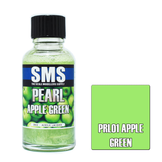 SMS Pearl Acrylic Lacquer Apple Green 30ml