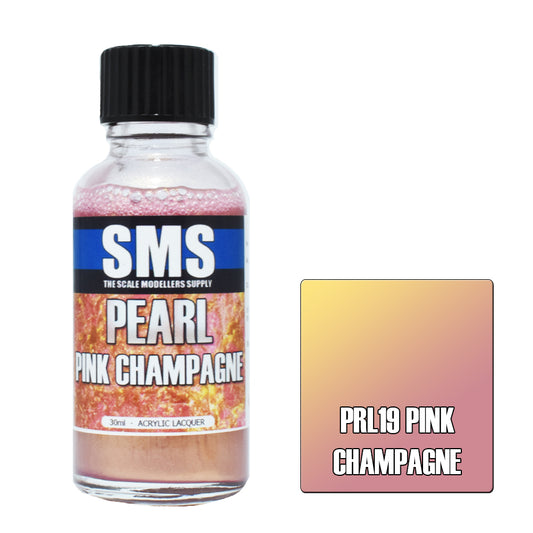 SMS Pearl Acrylic Lacquer Pink Champagne 30ml