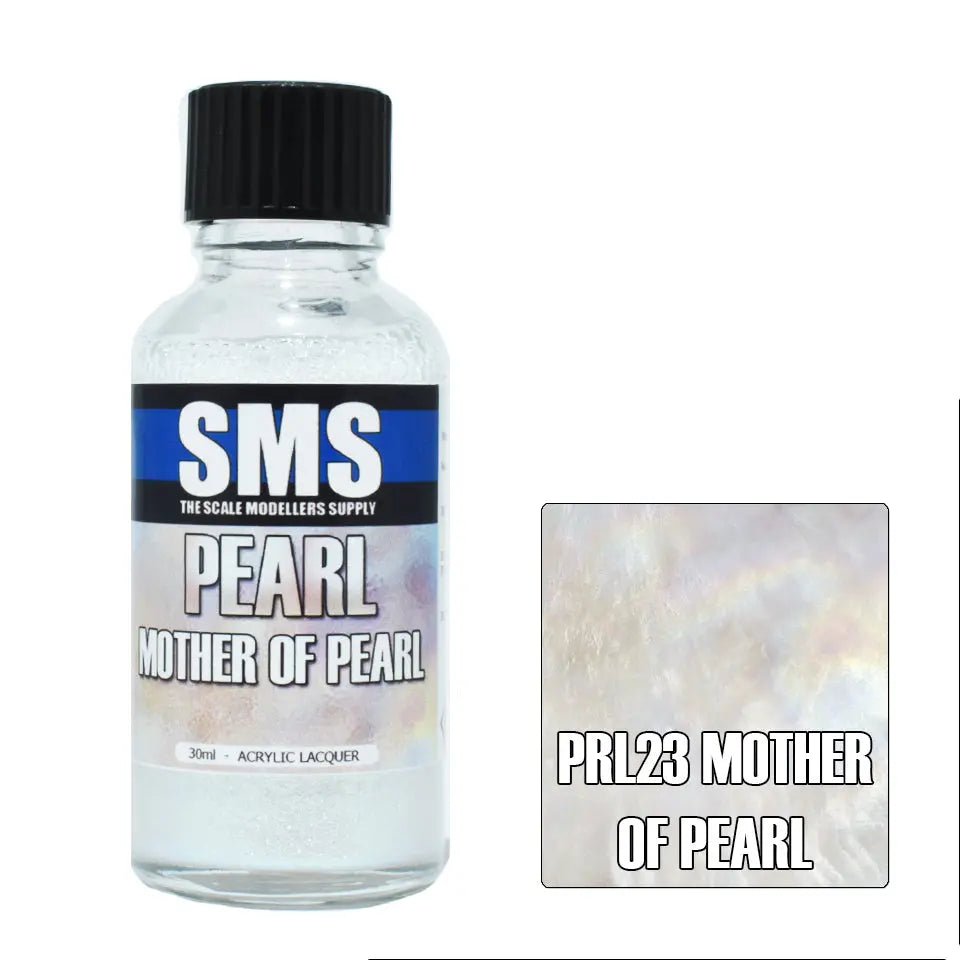 SMS Pearl Acrylic Lacquer Mother of Pearl 30ml The Scale Modellers Supply