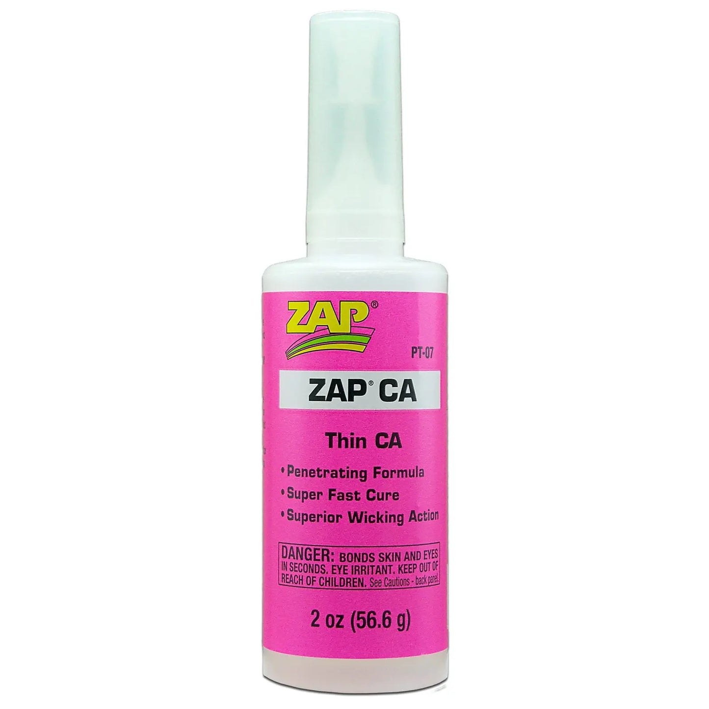 Zap-A-Gap CA Thin Cyanoacrylate (Pink) 2oz/56.6g ZAP-A-GAP