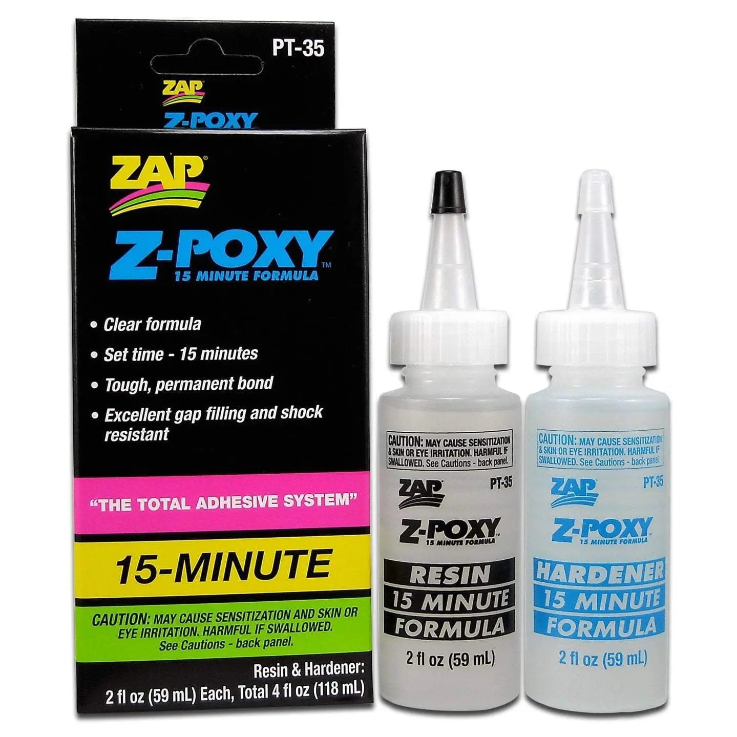 Zap-A-Gap 15-Minute Z-Poxy 4oz/118ml (set) ZAP-A-GAP