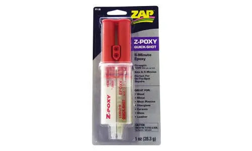 Zap-A-Gap 5-Minute Z-Poxy Syringe 1oz/28.3g ZAP-A-GAP