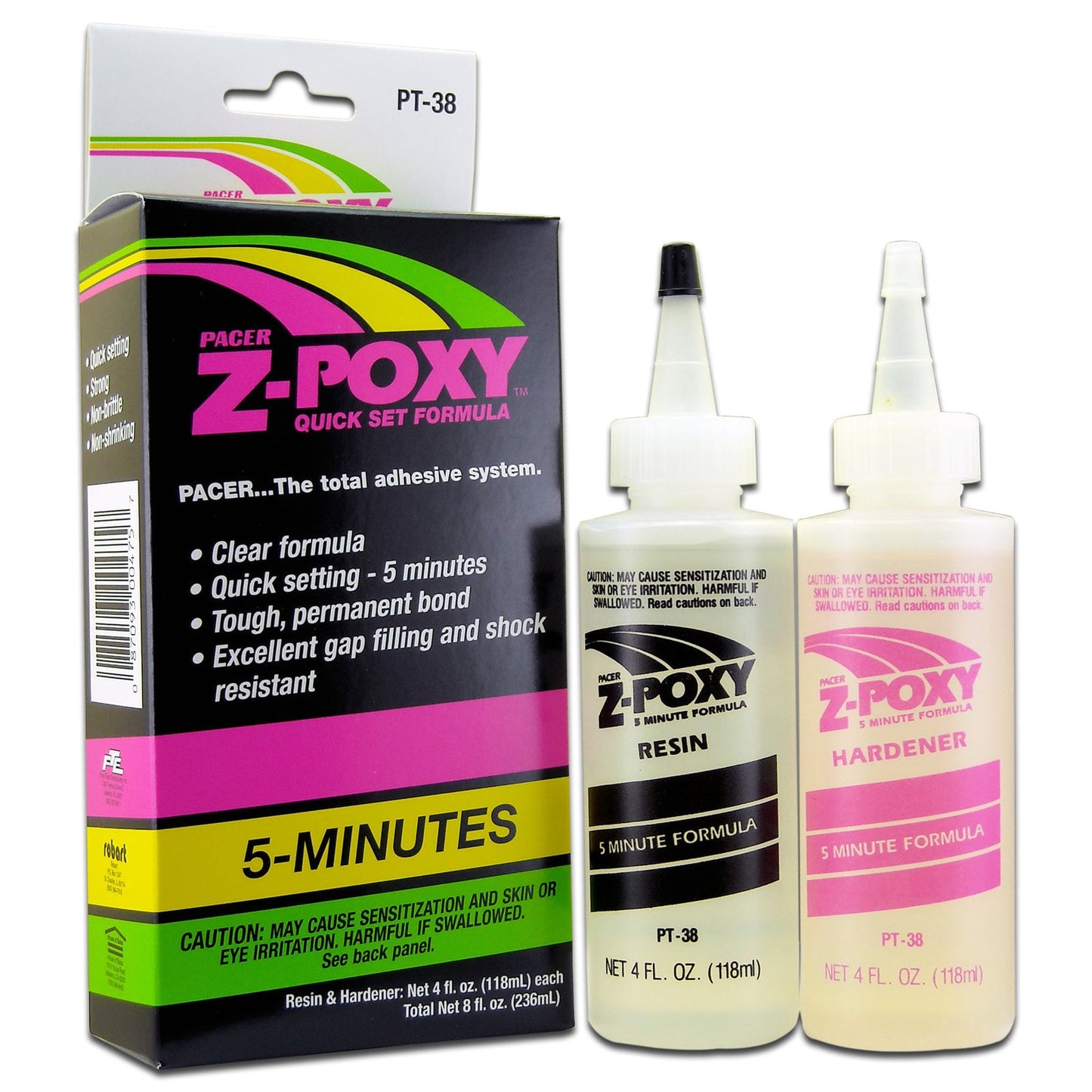 Zap-A-Gap 5-Minute Z-Poxy 8oz/236ml (set) ZAP-A-GAP