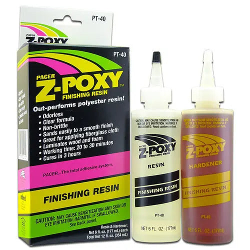 Zap-A-Gap Z-Poxy Finishing Resin 12oz/354ml (set) ZAP-A-GAP