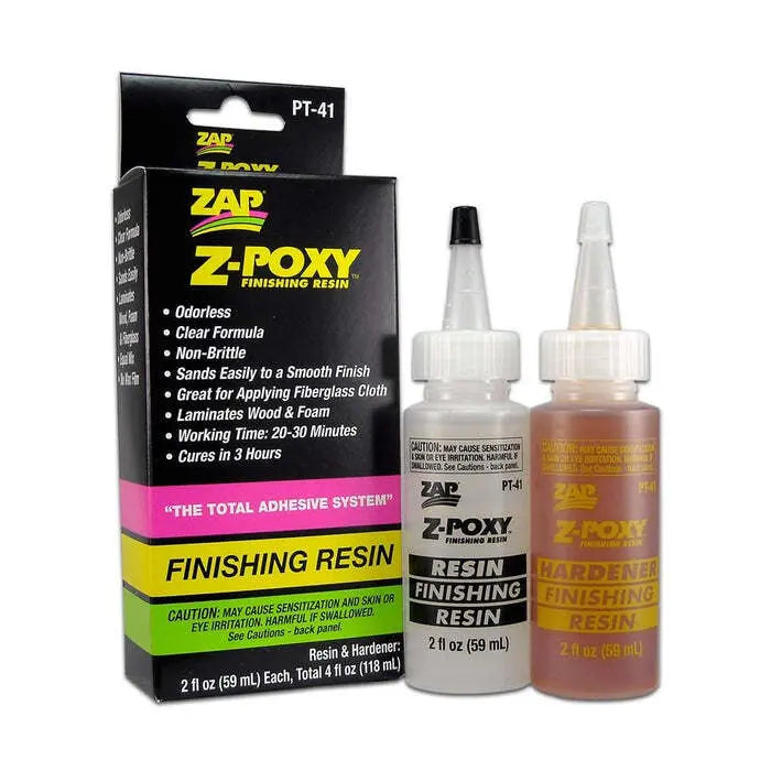 Zap-A-Gap Z-Poxy Finishing Resin 4oz/118ml (set) ZAP-A-GAP