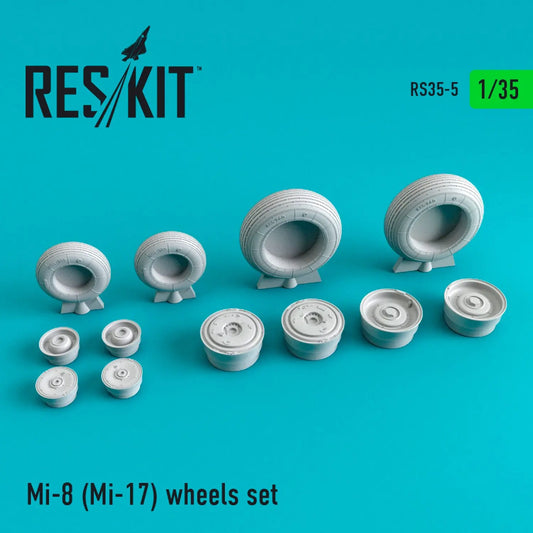 Res/Kit 1:35 Mi-8 (Mi-17) Wheels Set Res/Kit