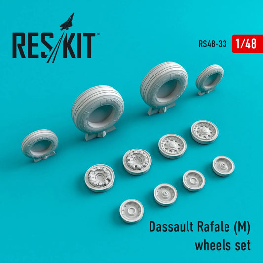 Res/Kit 1:48 Dassault Rafale (M) Wheels Set Res/Kit