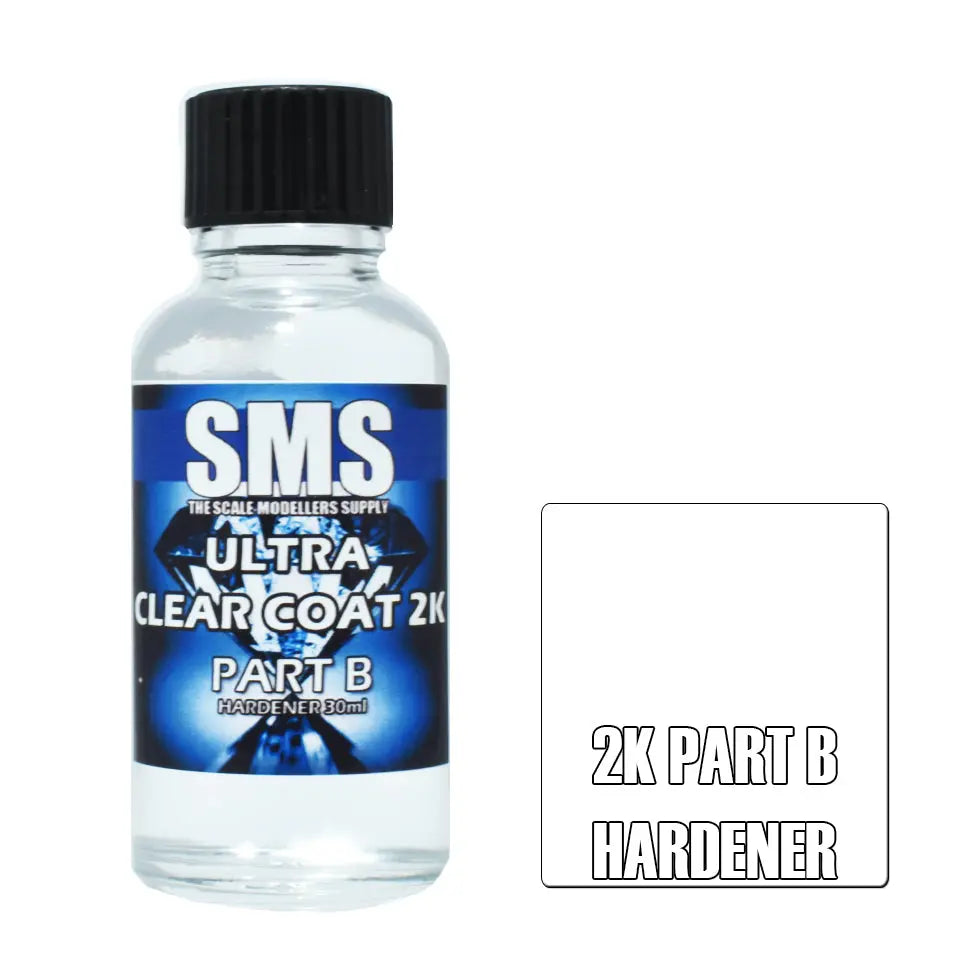SMS ULTRA CLEAR COAT 2K Colour Set The Scale Modellers Supply