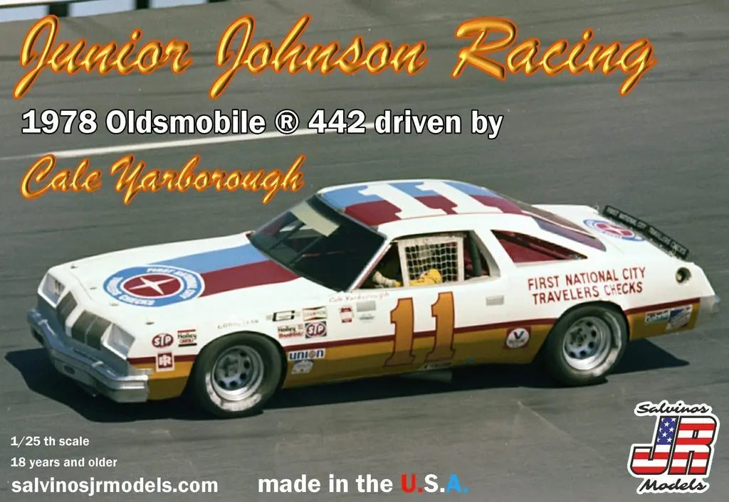 Salvinos J R JJO1978B 1/25 Junior Johnson Racing 1978 Oldsmobile 442 Driven by Cale Yarborough - Franklin Hobbies Ltd