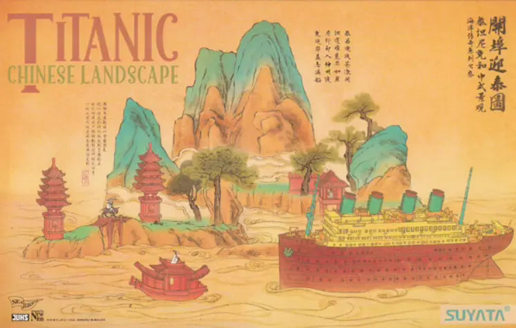 Suyata Titanic & Chinese landscape Plastic Model Kit - Franklin Hobbies Ltd
