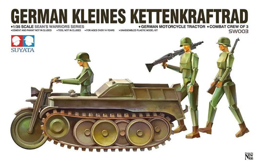 Suyata German Kleines Kettenkraftrad Plastic Model Kit - Franklin Hobbies Ltd