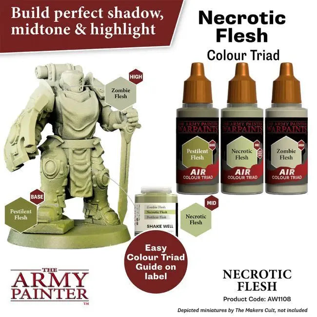 The Army Painter Warpaints Air: Necrotic Flesh - 18ml Acrylic Paint The Army Painter
