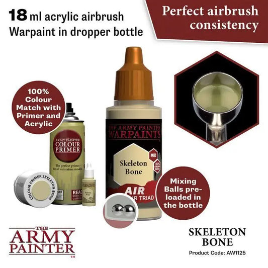 The Army Painter Warpaints Air: Skeleton Bone - 18ml Acrylic Paint The Army Painter