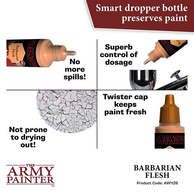 The Army Painter Warpaints Air: Barbarian Flesh - 18ml Acrylic Paint
