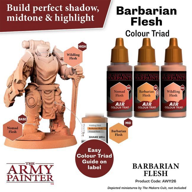 The Army Painter Warpaints Air: Barbarian Flesh - 18ml Acrylic Paint