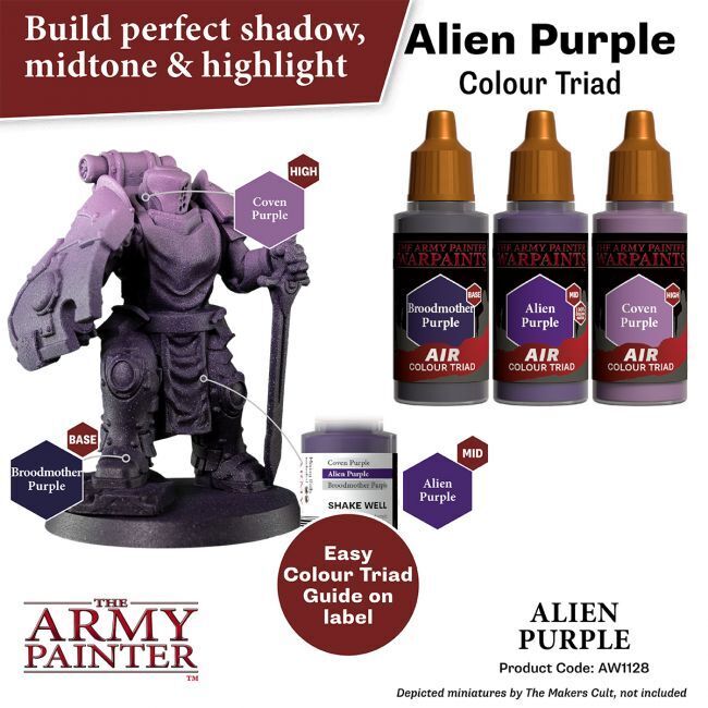 The Army Painter Warpaints Air: Alien Purple - 18ml Acrylic Paint