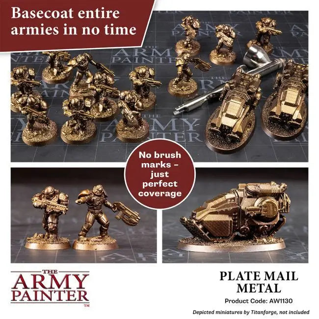 The Army Painter Warpaints Air: Plate Mail Metal - 18ml Acrylic Paint The Army Painter