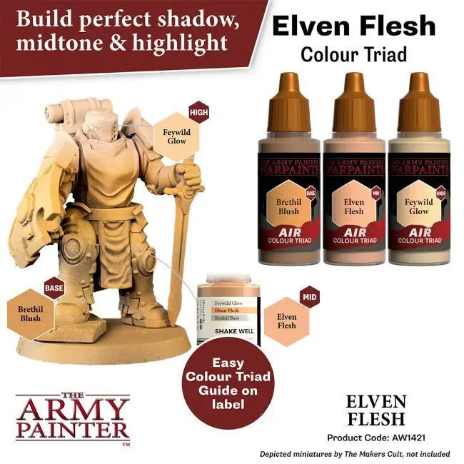 The Army Painter Warpaints Air: Elven Flesh - 18ml Acrylic Paint The Army Painter