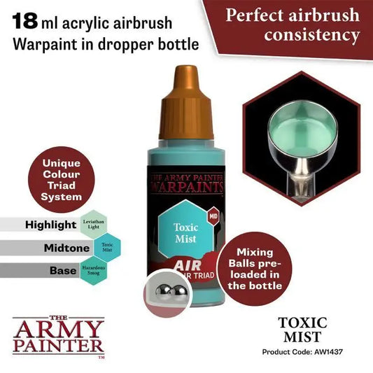 The Army Painter Warpaints Air: Toxic Mist - 18ml Acrylic Paint The Army Painter
