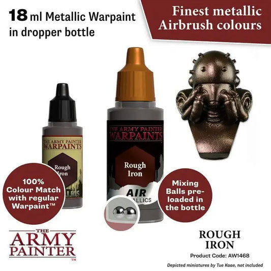 The Army Painter Warpaints Air: Rough Iron - 18ml Acrylic Paint The Army Painter