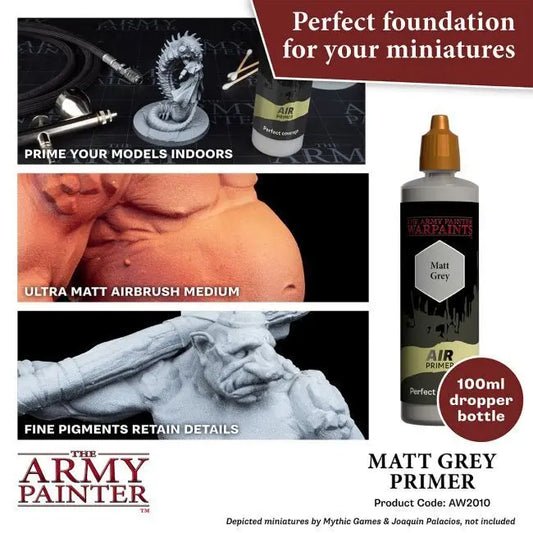 The Army Painter Warpaints Air: Grey Primer 100 ml The Army Painter