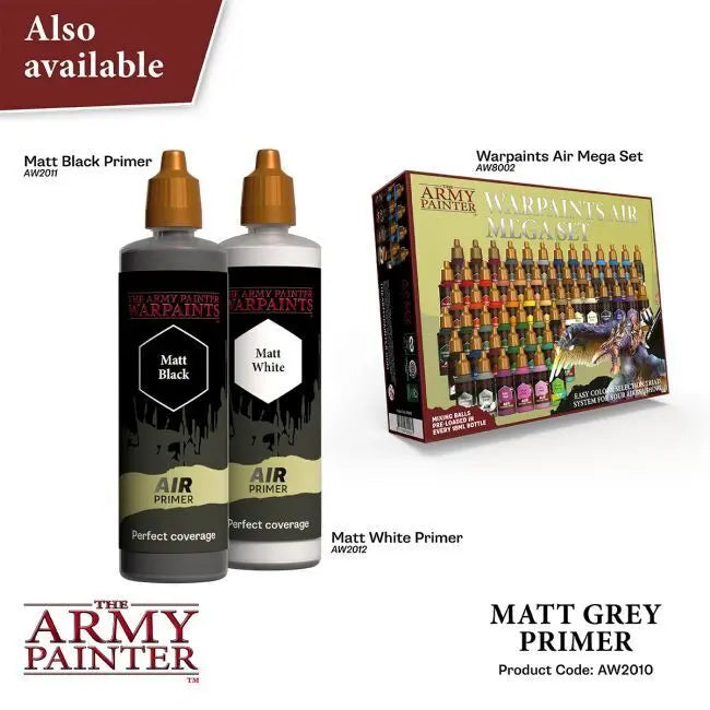 The Army Painter Warpaints Air: Grey Primer 100 ml The Army Painter