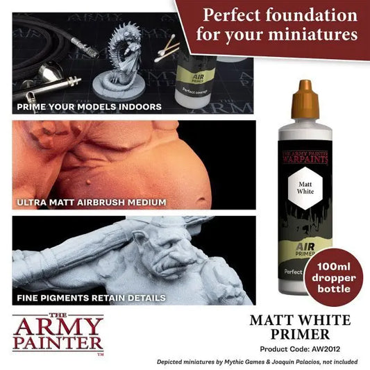 The Army Painter Warpaints Air: Primer White 100 ml The Army Painter
