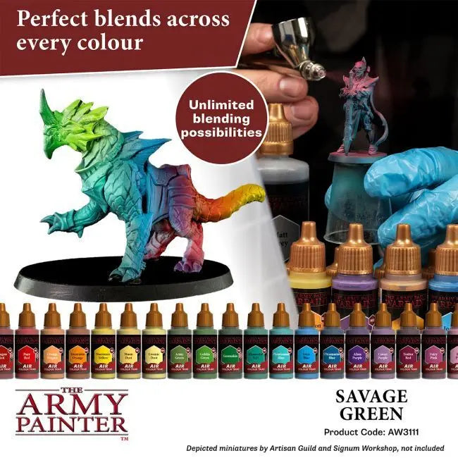 The Army Painter Warpaints Air: Savage Green - 18ml Acrylic Paint The Army Painter