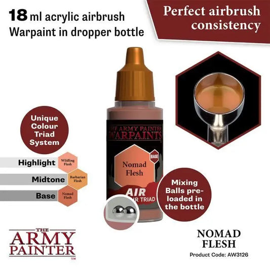 The Army Painter Warpaints Air: Nomad Flesh - 18ml Acrylic Paint The Army Painter