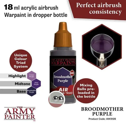 The Army Painter Warpaints Air: Broodmother Purple - 18ml Acrylic Paint The Army Painter
