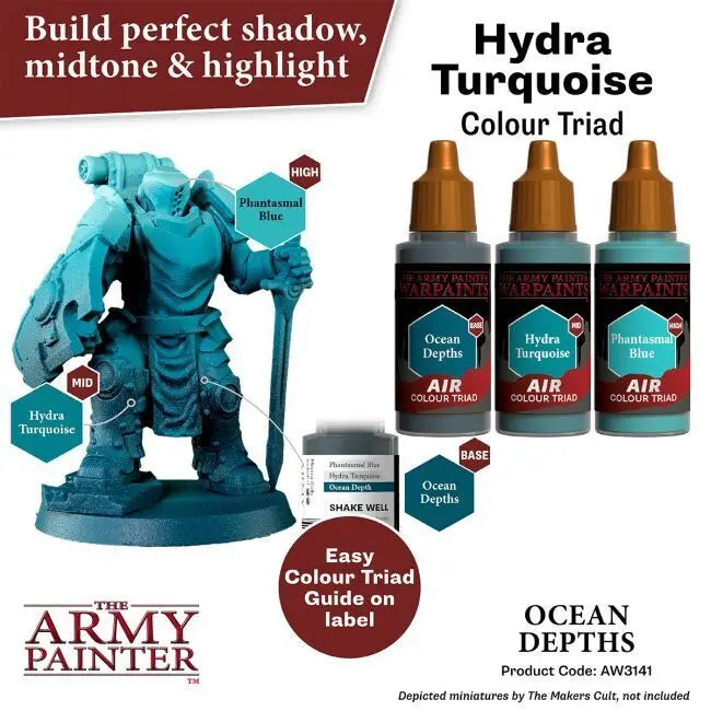 The Army Painter Warpaints Air: Ocean Depths - 18ml Acrylic Paint The Army Painter